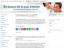 Tablet Screenshot of enbuscadelapazinterior.com